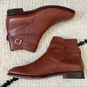 Men’s Leather Jodhpur Boots in “London Tan”